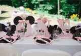 Minnie Mouse First Birthday Party Decorations Light Pink Minnie Mouse First Birthday Party