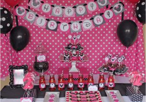 Minnie Mouse First Birthday Party Decorations Minnie Mouse Birthday Party
