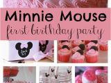 Minnie Mouse First Birthday Party Decorations Sweet Minnie Mouse First Birthday Pretty My Party