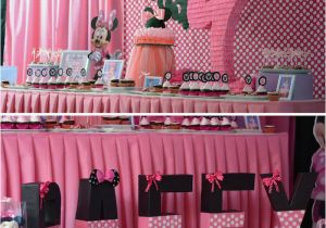 Minnie Mouse themed Birthday Party Decorations Kara 39 S Party Ideas Minnie Mouse themed Birthday Party Via