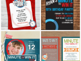 Minute to Win It Birthday Party Invitations 10 Awesome Minute to Win It Party Games Happiness is