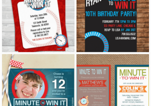 Minute to Win It Birthday Party Invitations 10 Awesome Minute to Win It Party Games Happiness is