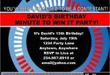 Minute to Win It Birthday Party Invitations Minute to Win It Party Supplies Printables and Invitations