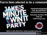 Minute to Win It Birthday Party Invitations Minute to Win It Party Supplies Printables and