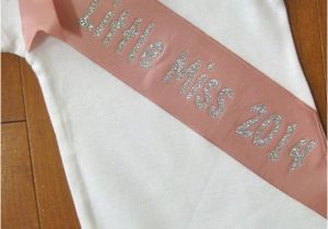 Miss Birthday Girl Sash Items Similar to Baby Girl Faux Pageant Sash Birthday