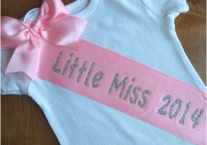 Miss Birthday Girl Sash Items Similar to Baby Girl Faux Pageant Sash Birthday