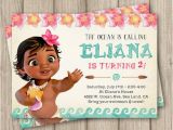 Moana Birthday Invitations Walmart Moana Birthday Invitation Baby Moana Invitation Baby Moana