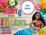 Moana Birthday Invitations Walmart Moana Birthday Invitations Kustom Kreations