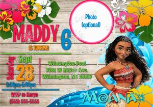 Moana Birthday Invitations Walmart Moana Birthday Invitations Kustom Kreations