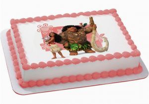 Moana Birthday Invitations Walmart Moana Quarter Sheet Edible Cake topper Each Haylee 39 S