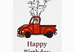 Mobile Birthday Cards Downloads Ham Radio Mobile Rig Truck Birthday Card Zazzle