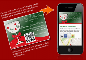 Mobile Birthday Invitations Bring Your Holiday Cards and Invitations to Life with Qr