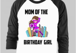 Mom Of the Birthday Girl Shirts Mom Of the Birthday Girl Super Hero Birthday Shirt Mom Raglan