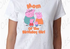 Mom Of the Birthday Girl Shirts Peppa Pig Mom Of the Birthday Girl Image Printable Clip