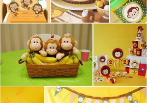 Monkey 1st Birthday Decorations Cool Birthday Party Ideas for Boys