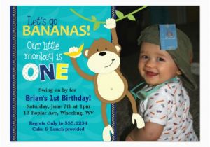 Monkey 1st Birthday Invitations 40th Birthday Ideas Monkey Birthday Invitation Templates Free