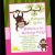 Monkey Birthday Invites Monkey Birthday Invitation Twins or Sibling by Onewhimsychick