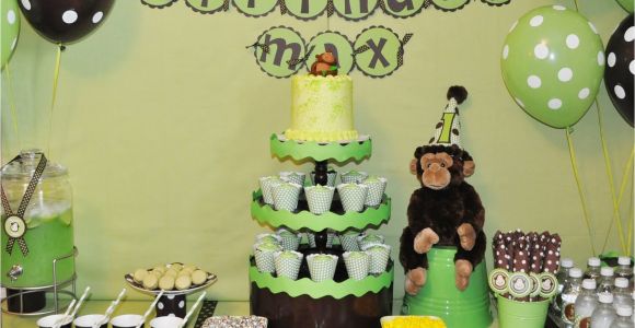 Monkey Decorations for Birthday Party Free Printable Little Monkey Birthday Invitation Template