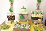 Monkey First Birthday Decorations Monkey 1st Birthday Party A to Zebra Celebrations