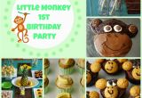 Monkey First Birthday Decorations the Noatbook Little Monkey 1st Birthday Party
