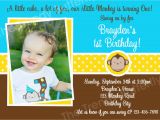 Monkey First Birthday Invitations Printable Birthday Invitations Boys Mod Monkey 1st Party