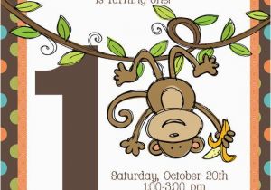 Monkey themed Birthday Invitations Best 20 Monkey First Birthday Ideas On Pinterest Monkey