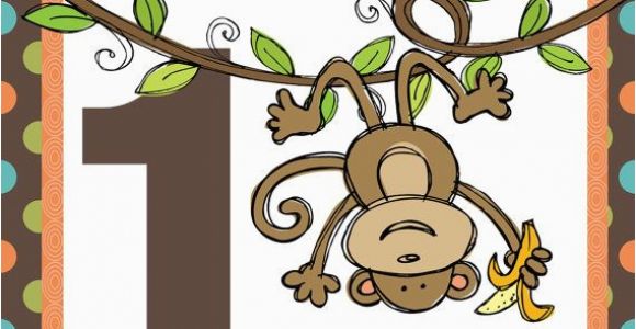 Monkey themed Birthday Party Invitations Best 20 Monkey First Birthday Ideas On Pinterest Monkey