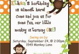 Monkey themed Birthday Party Invitations Best 25 Monkey Invitations Ideas On Pinterest Monkey