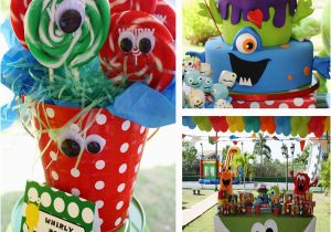 Monster Decorations for Birthday Party Kara 39 S Party Ideas Monster Birthday Party Supplies Ideas