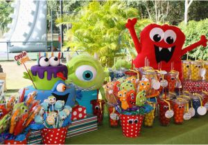 Monster Decorations for Birthday Party Kara 39 S Party Ideas Monster Birthday Party Supplies Ideas