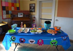 Monster Decorations for Birthday Party Nifty Thrifty Thriving Monster Birthday Party