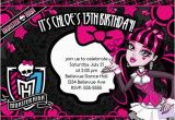 Monster High Birthday Invitations Online 6 Best Images Of Printable Monster High Invitations