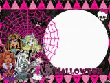 Monster High Birthday Invitations Online Free Printable Monster High Birthday Invitations Free