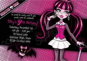 Monster High Birthday Invitations Online Monster High Birthday Invitation Wording Best Party Ideas
