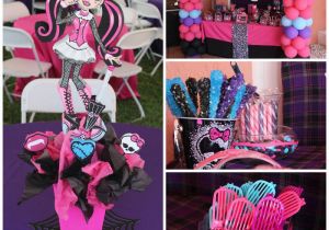 Monster High Decorations for Birthday Party Kara 39 S Party Ideas Monster High themed Birthday Party Via