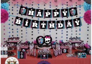 Monster High Decorations for Birthday Party Monster High Birthday Party Printable Decorations