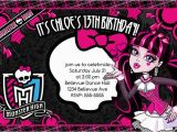 Monster High Personalized Birthday Invitations 6 Best Images Of Monster High Printable Invitations