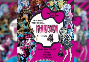 Monster High Personalized Birthday Invitations Cutemoments by Jr