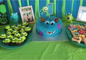 Monster Inc Birthday Decorations Monsters Inc themed 1st Birthday Party Diy Party