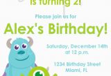 Monster Inc Birthday Invitations Monster Inc Birthday Invitation Inspired Monsters Inc