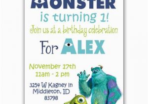 Monster Inc Birthday Invitations Monsters Inc Invitations Www Imgkid Com the Image Kid