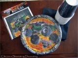 Monster Jam Birthday Decorations Chic On A Shoestring Decorating Monster Jam Birthday Party