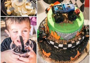 Monster Jam Birthday Decorations Kara 39 S Party Ideas Cake Collage From A Monster Jam