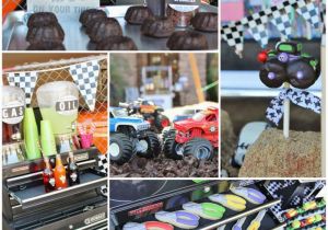 Monster Jam Birthday Decorations Kara 39 S Party Ideas Monster Jam Truck Party Planning Ideas