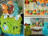 Monster themed Birthday Party Decorations Kara 39 S Party Ideas Monster Bash Party Cute Ideas