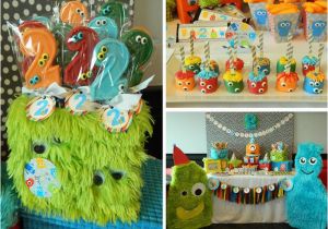 Monster themed Birthday Party Decorations Kara 39 S Party Ideas Monster Bash Party Cute Ideas