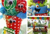 Monster themed Birthday Party Decorations Kara 39 S Party Ideas Monster Birthday Party Supplies Ideas