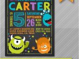 Monster themed Birthday Party Invitations Little Monster Birthday Invitation Monster by Wolcottdesigns
