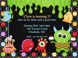 Monster themed Birthday Party Invitations Monster themed Birthday Invitations Best Party Ideas