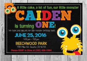 Monster themed Birthday Party Invitations Monster themed Birthday Party Invitation Printable